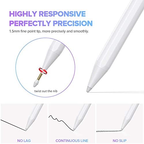Stylus Pen for iPad 9th&10th Generation-2X Fast Charge Active Pencil Compatible with 2018-2023 Apple - Image 4