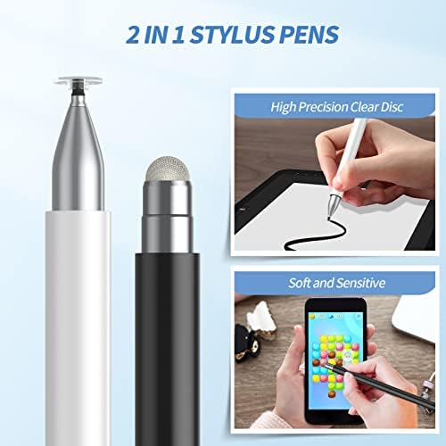 Stylus Pens for Touch Screens(2 Pcs), Capacitive 2 in 1 High Sensitivity & Precision Stylus Pen for - Image 2