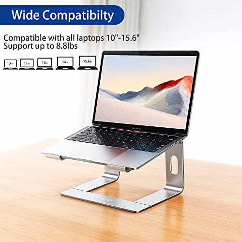 BESIGN LS03 Aluminum Notebook Stand, Ergonomic Detachable Computer Riser Holder Compatible with Air, - Image 3