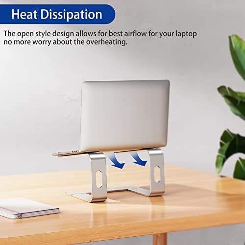 BESIGN LS03 Aluminum Notebook Stand, Ergonomic Detachable Computer Riser Holder Compatible with Air, - Image 6