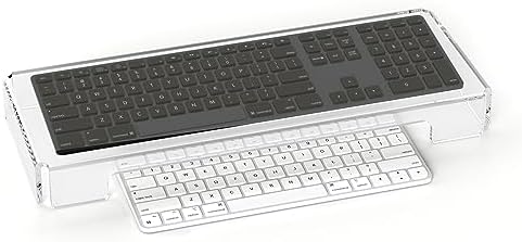 BOSSCASA Acrylic Computer Keyboard Cover, Mechanical Keyboard Dust Cover PC Keyboard Cat Protector, - Image 2