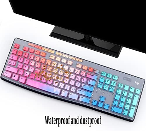 Keyboard Cover Skin Protector Fit Logitech MK295 MK275 MK270 Keyboard, Logitech K200 K260 K270 MK200 - Image 6