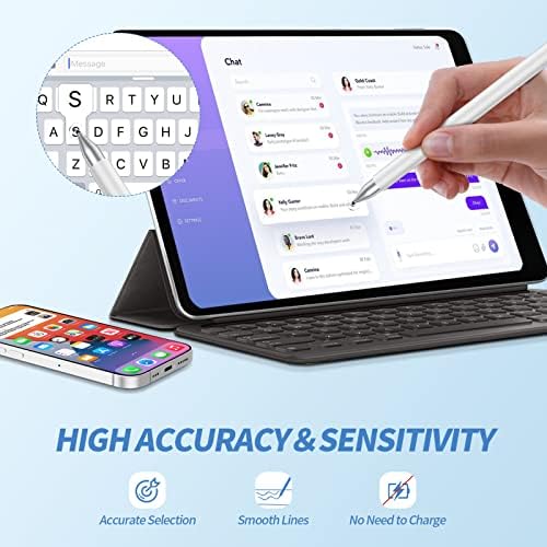 Stylus Pens for Touch Screens(2 Pcs), Capacitive 2 in 1 High Sensitivity & Precision Stylus Pen for - Image 5