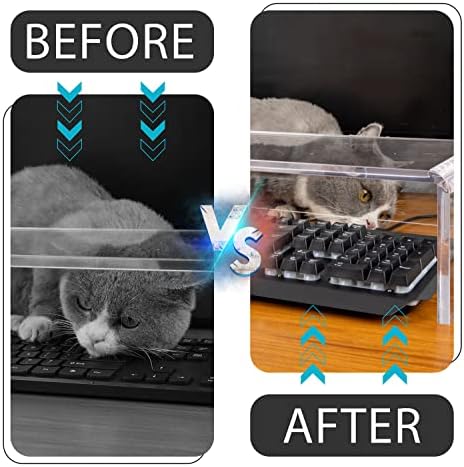 Anti-Cat Keyboard Cover, Laptop Keyboard Covers cat Proof, Clear Keyboard Protector, PC Desk Stand - Image 7