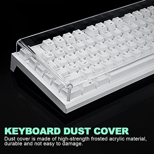 Gaming Keyboard Dust Cover Mechanical Keyboard Cover Premium Clear Acrylic Keypads Cover for 80% - Image 4