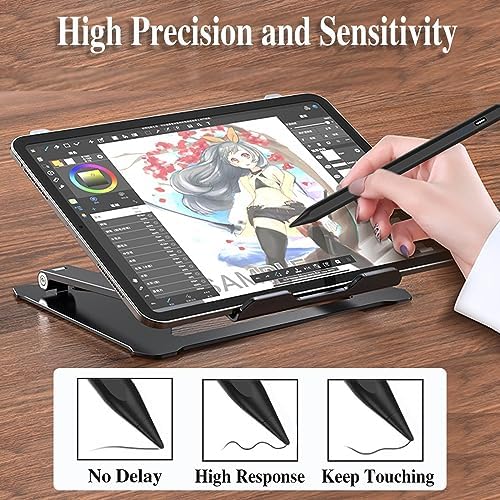 Active Stylus Pens for Touch Screens Rechargeable Tablet Pen POM Tip Magnetic iPad Pencil Universal - Image 6